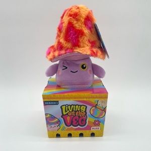 NWT Series 1 Living On The Veg 6" Mushroom - Fey, The Stuffed Plush Toy